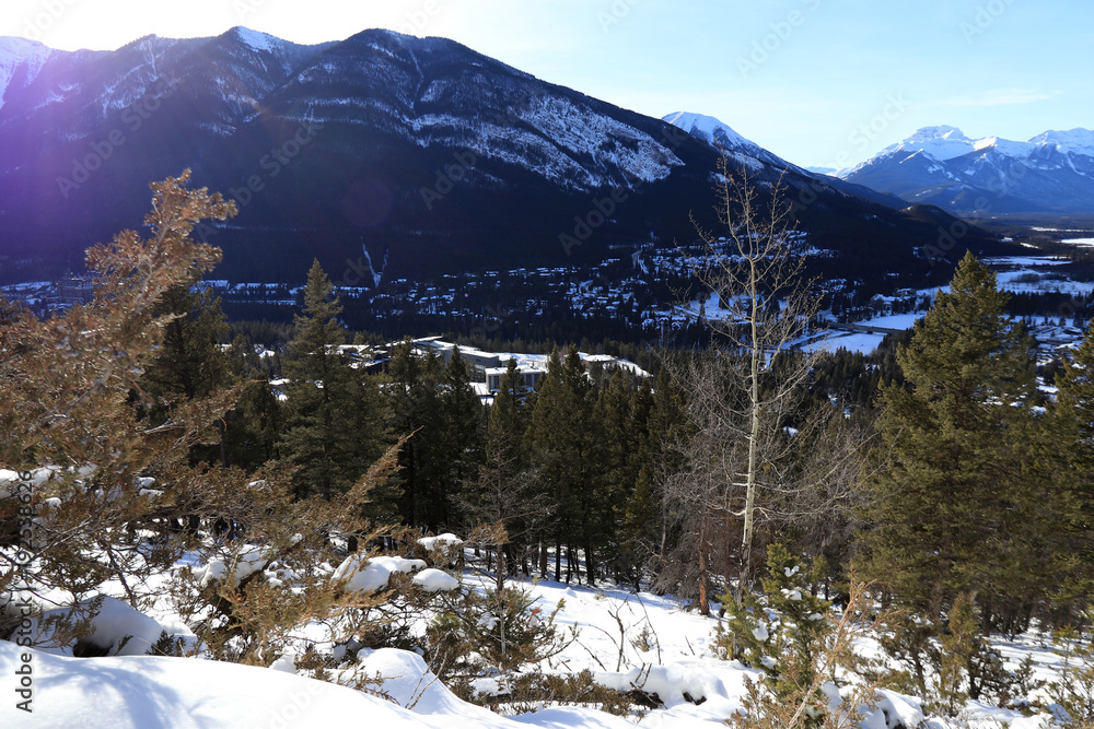 Winter in Canada, Banff