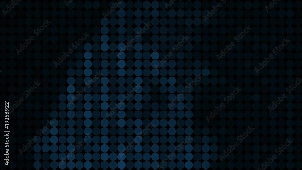 Fluctuating blue dot abstraction (Loop). Fluctuating blue dot abstraction (Loop).