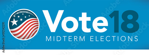 Election header banner with Vote