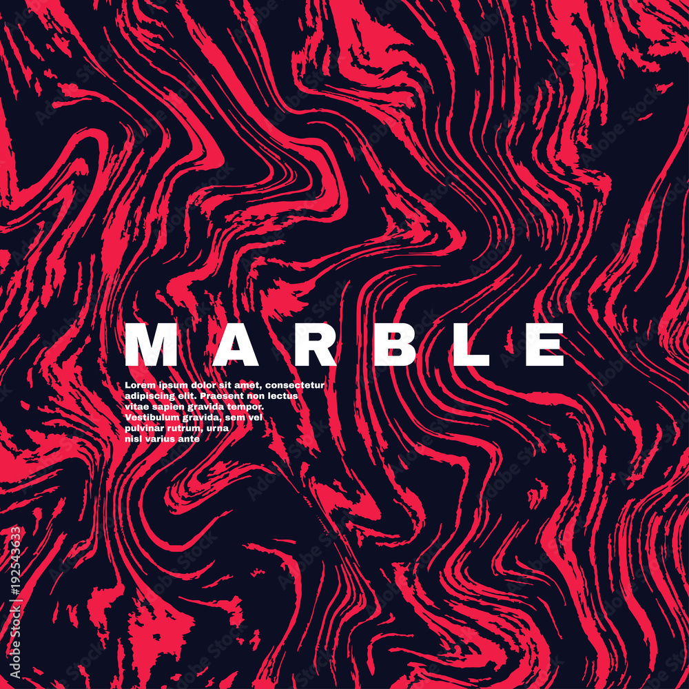 Fototapeta premium Marble texture background. Deep pink, red and fluid colors background. Trendy abstract paint splash