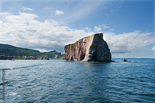 Perce rock seen from tip photo