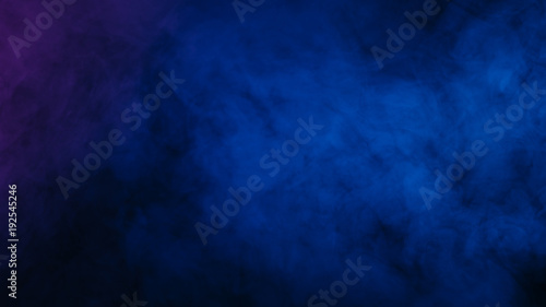 Abstract blue purple smoke