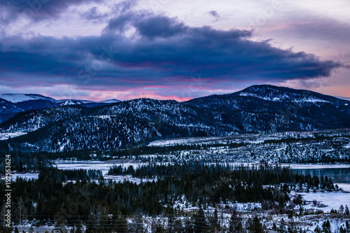 Fototapeta Naklejka Na Ścianę i Meble -  Sunrise in Breckenridge, Colorado