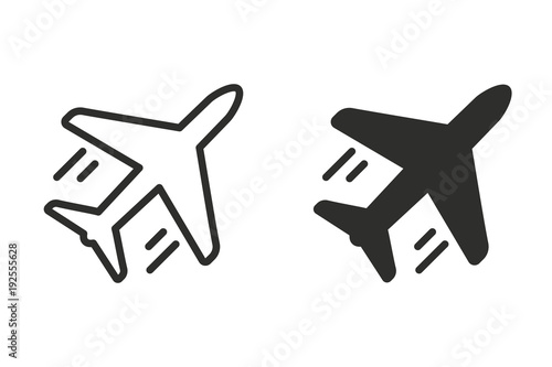 Airplane vector icon.
