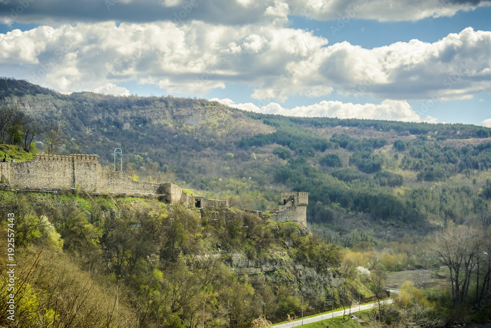 the Tsarevets Fortress in Veliko Tarnovo