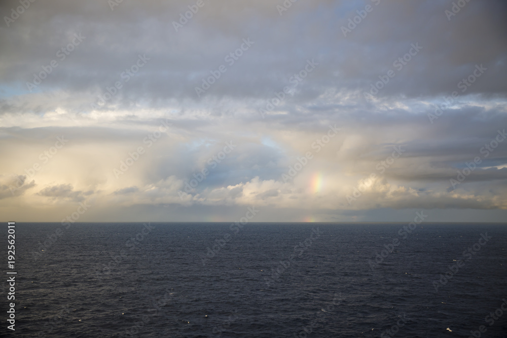 clouds + rainbow