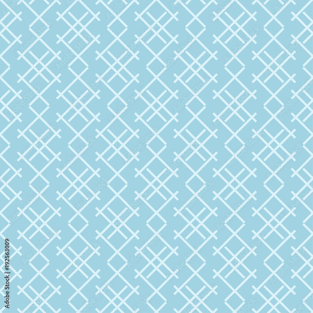 Light blue geometric ornament. Seamless pattern Light blue geometric ornament. Seamless pattern