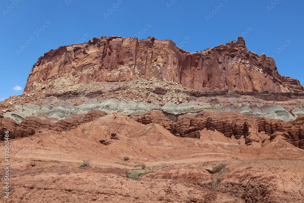 Landscape in Capitol Reef National Park in Utah. United States Landscape in Capitol Reef National Park in Utah. United States