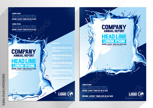 flyer brochure design. layout template background. Business Vector illustration. you can place relevant content on the area.