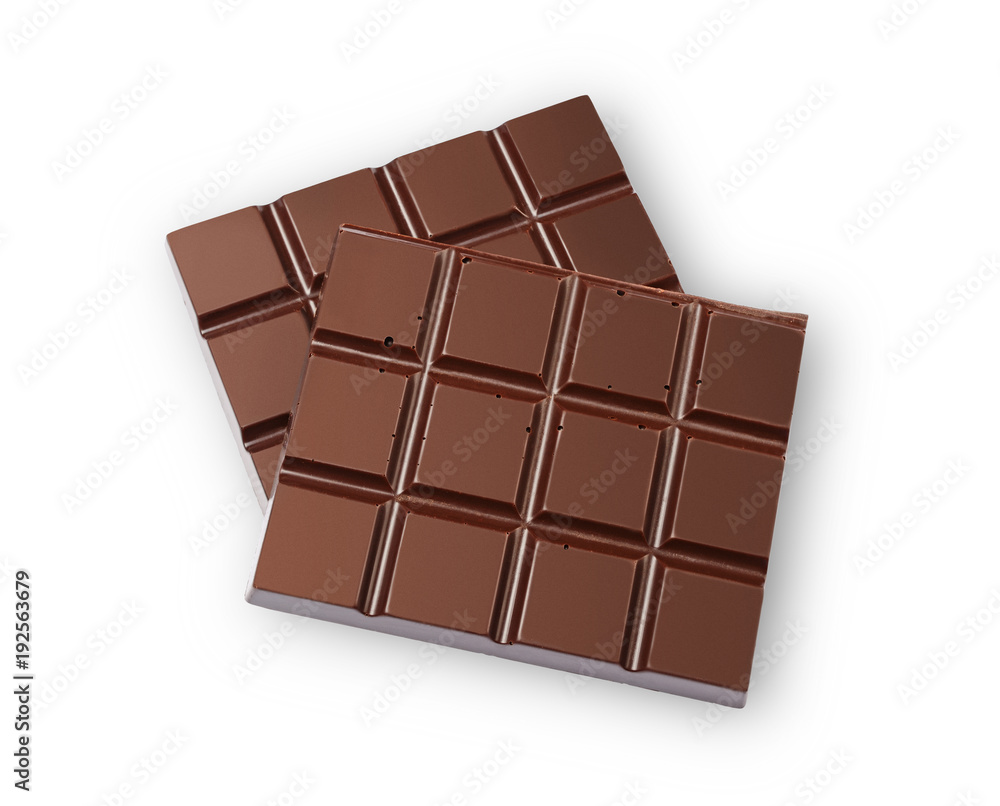 Close-up of dark chocolate bars Close-up of dark chocolate bars