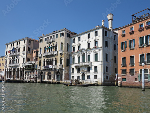 20.06.2017, Venice, Italy: View of historic buildings and canals from gondola © alexrow