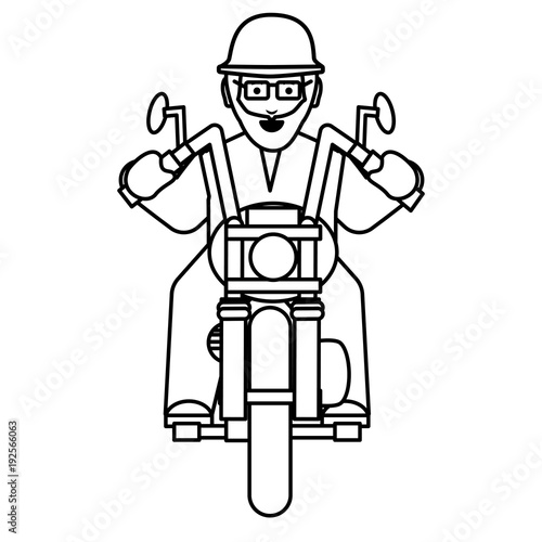 Motorcycle biker design