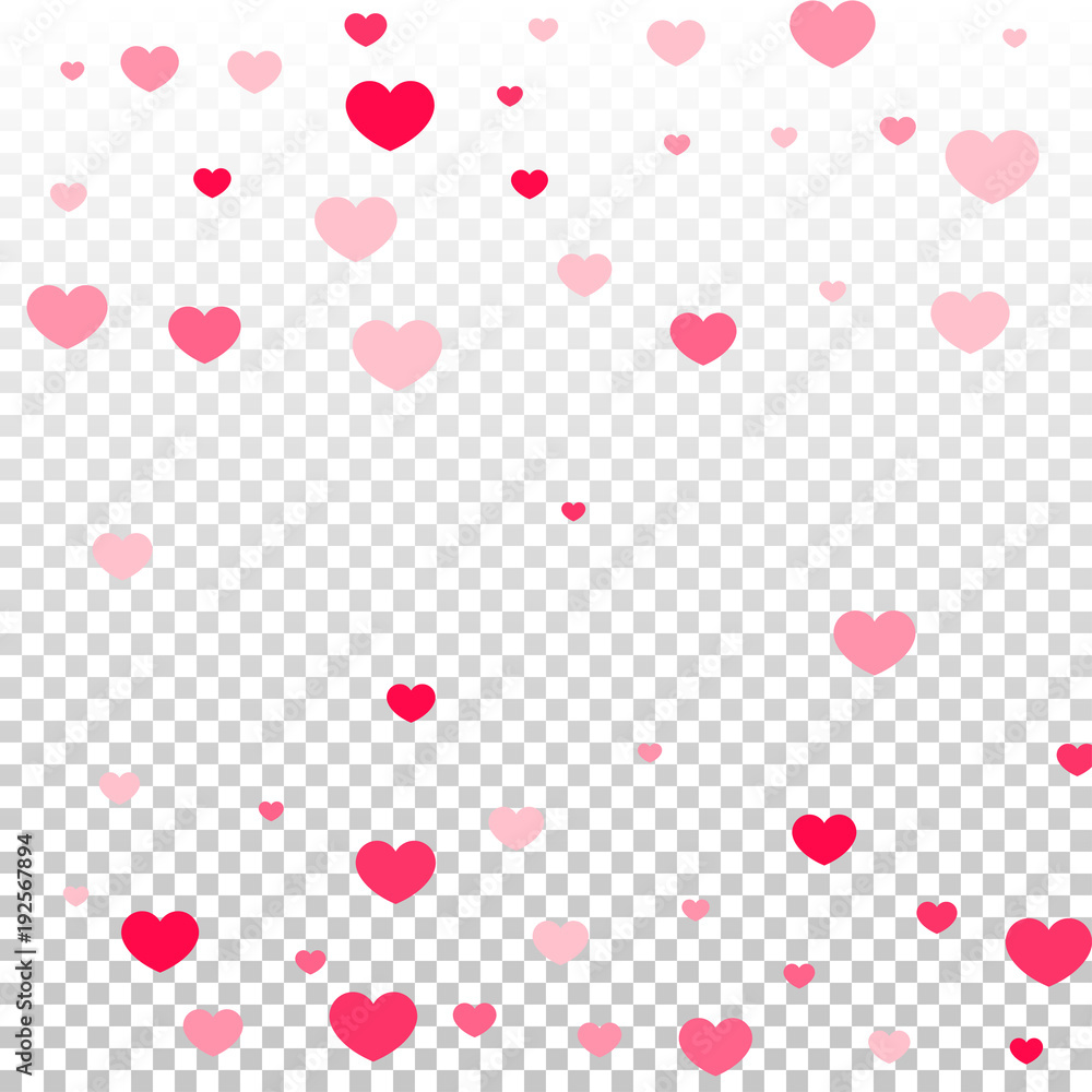 Heart confetti background. Heart confetti background.
