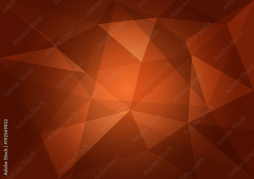 Brown polygonal background, abstract texture for advertising business, vector illustration Brown polygonal background, abstract texture for advertising business, vector illustration
