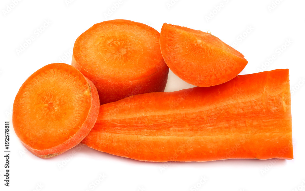 Fresh carrot slice Fresh carrot slice