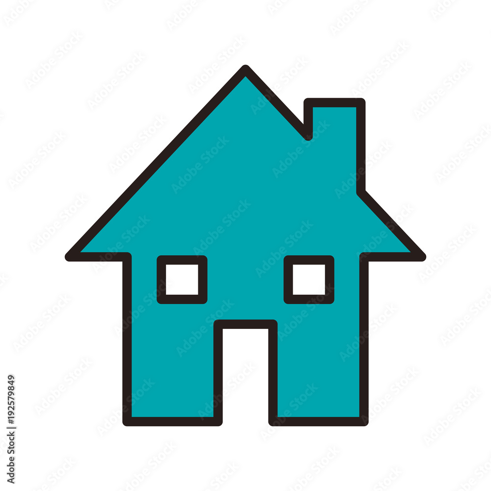 House real estate line icon vector illustration graphic House real estate line icon vector illustration graphic