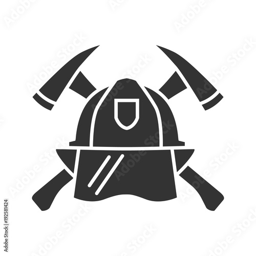 Firefighters maltese cross glyph icon