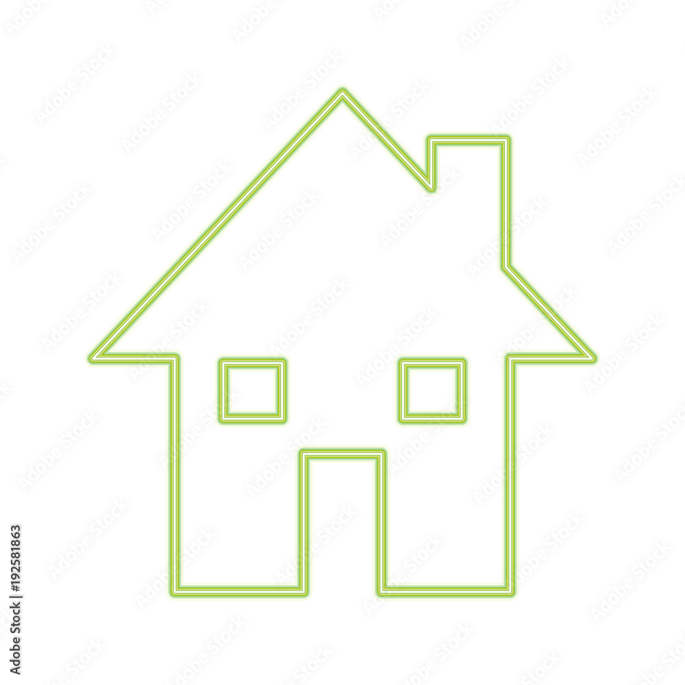 House real estate line icon vector illustration graphic House real estate line icon vector illustration graphic