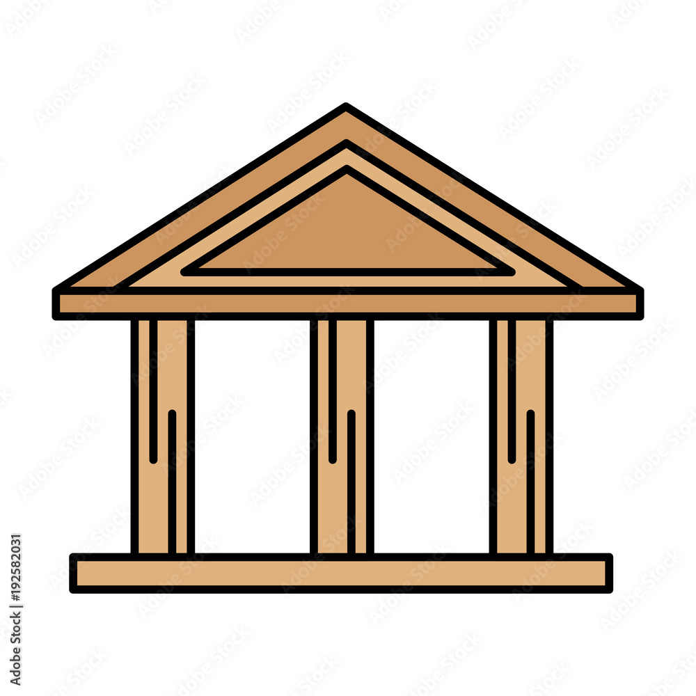 bank building isolated icon vector illustration design bank building isolated icon vector illustration design