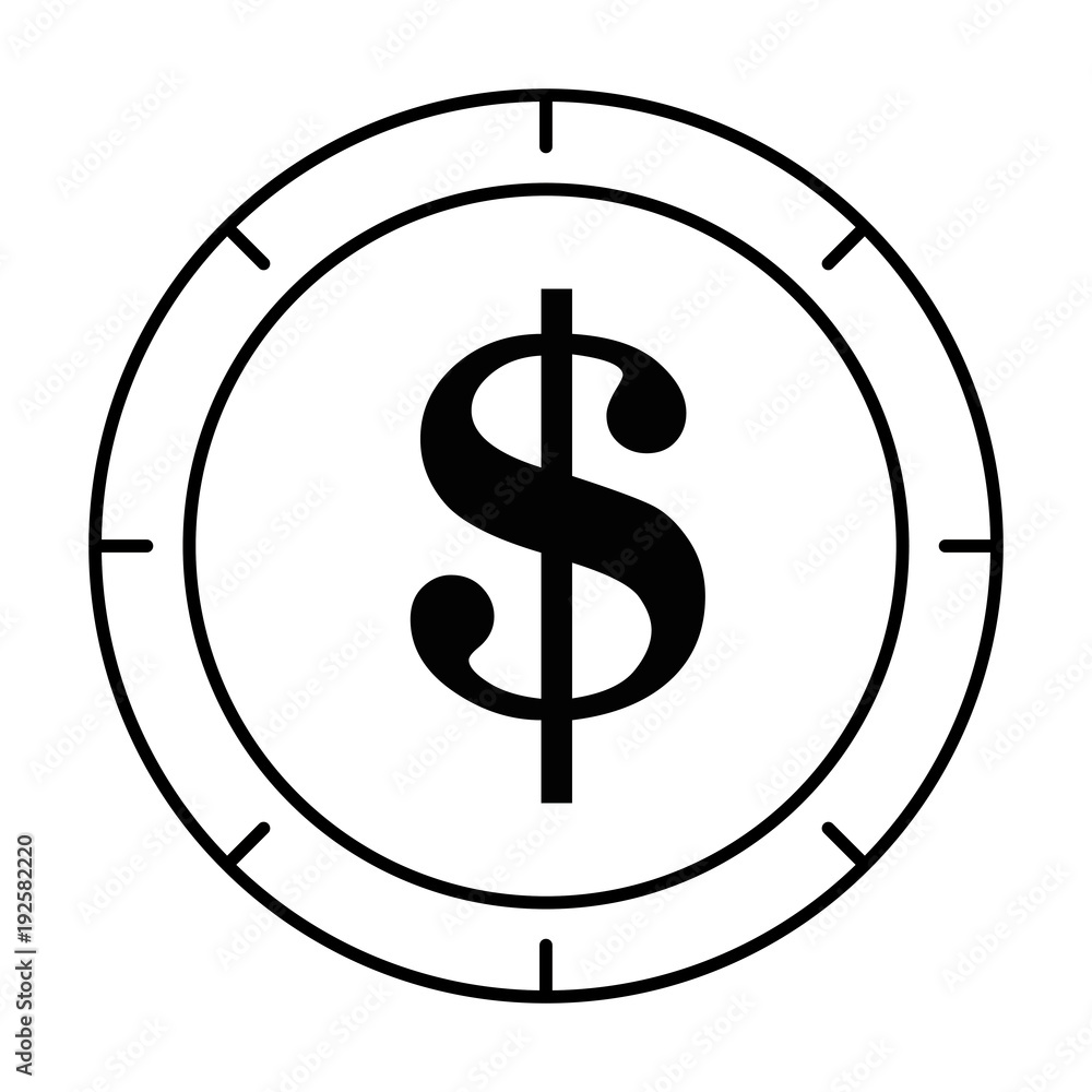coin money isolated icon vector illustration design coin money isolated icon vector illustration design
