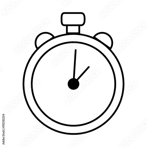 time chronometer isolated icon vector illustration design