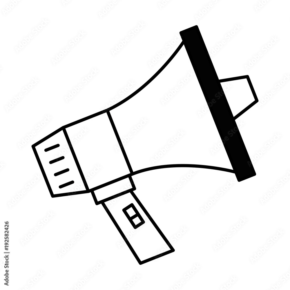 megaphone sound isolated icon vector illustration design megaphone sound isolated icon vector illustration design