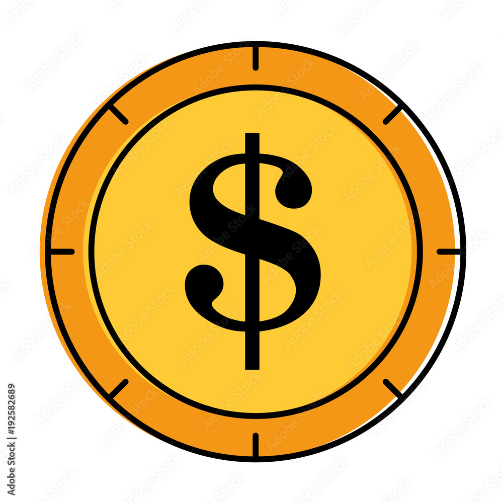 coin money isolated icon vector illustration design coin money isolated icon vector illustration design