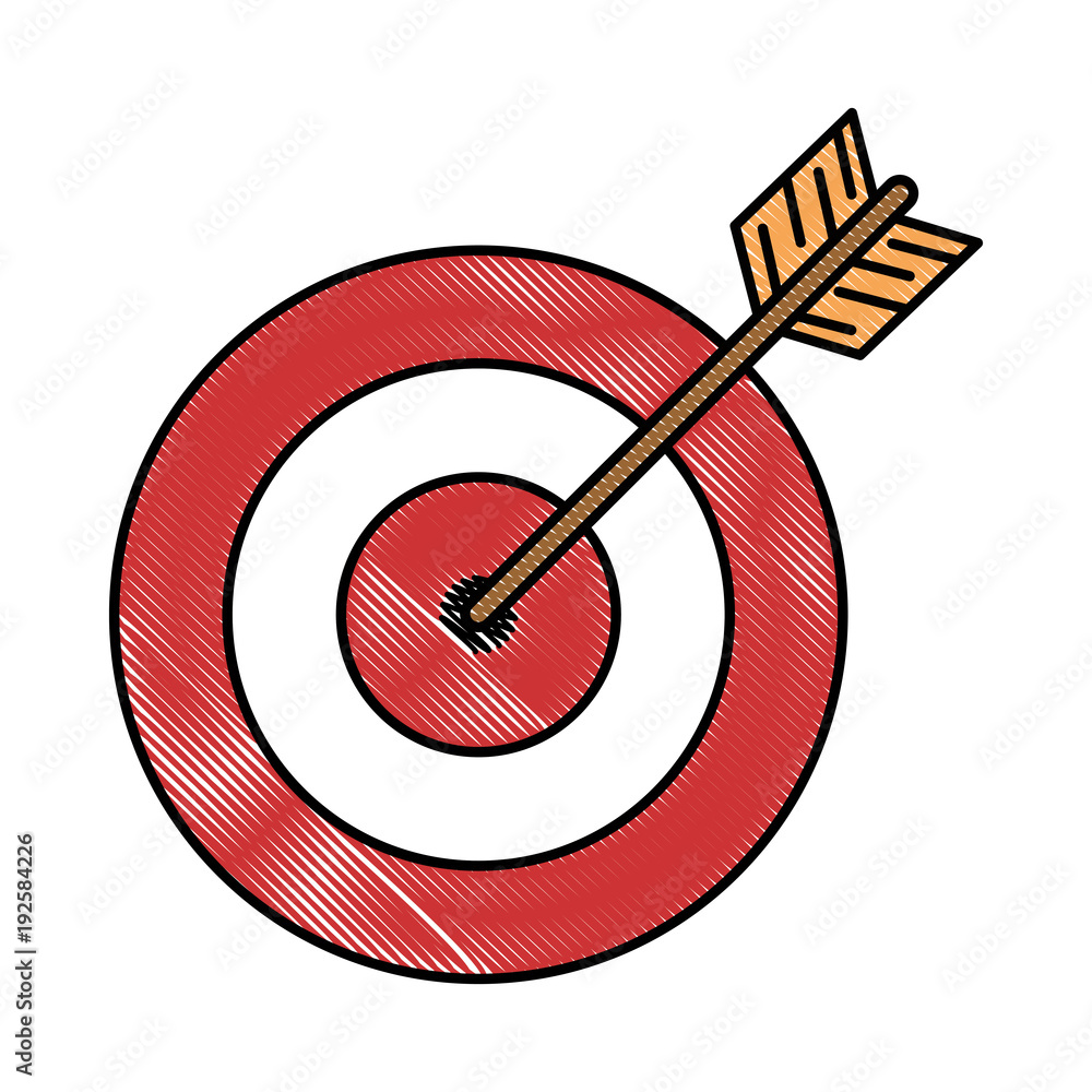 target with arrow icon vector illustration design target with arrow icon vector illustration design
