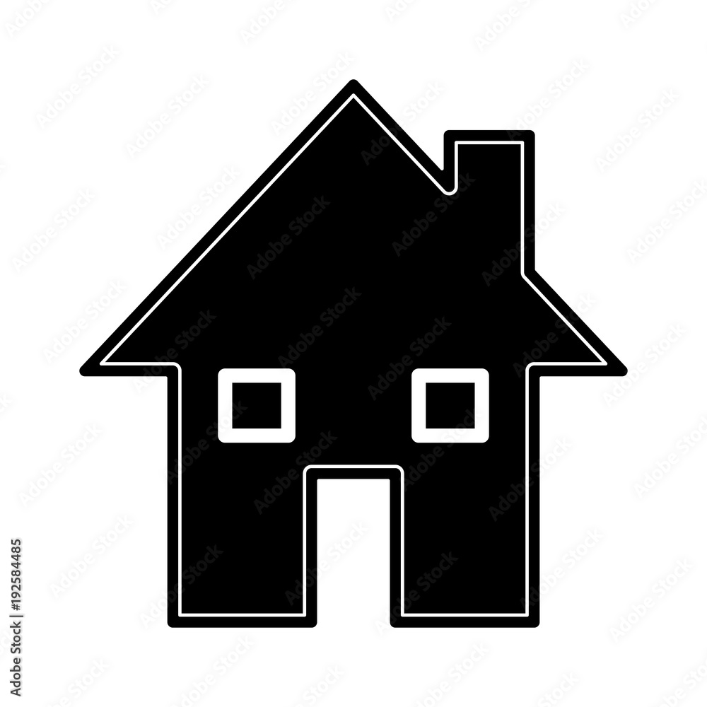 House real estate line icon vector illustration graphic House real estate line icon vector illustration graphic