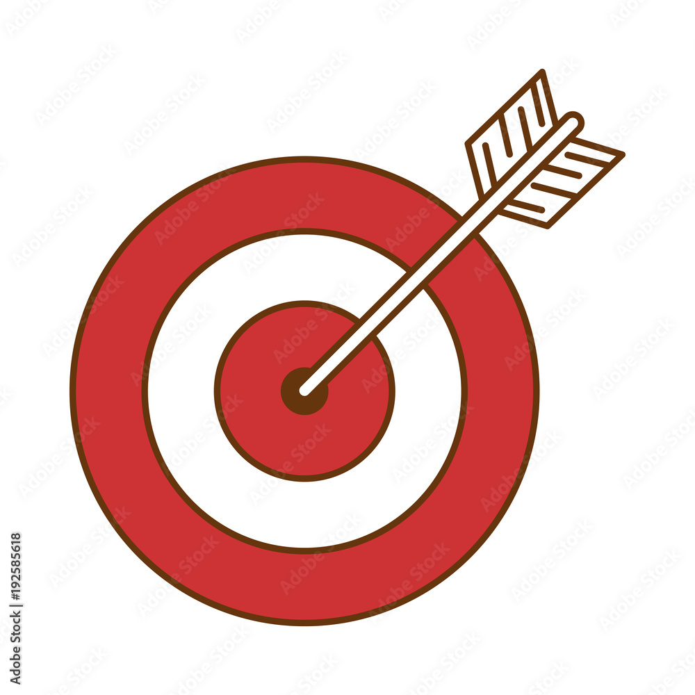 target with arrow icon vector illustration design target with arrow icon vector illustration design