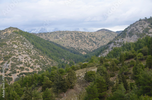 Landscape near mount Olympus, Tsaritsani village, Elassona, Greece