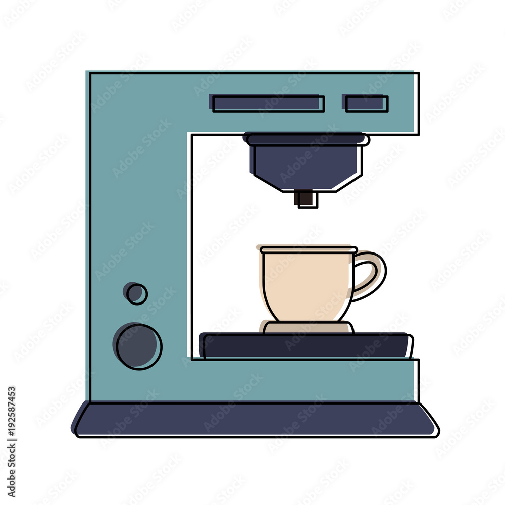 Coffee machine isolated icon vector illustration graphic design Coffee machine isolated icon vector illustration graphic design
