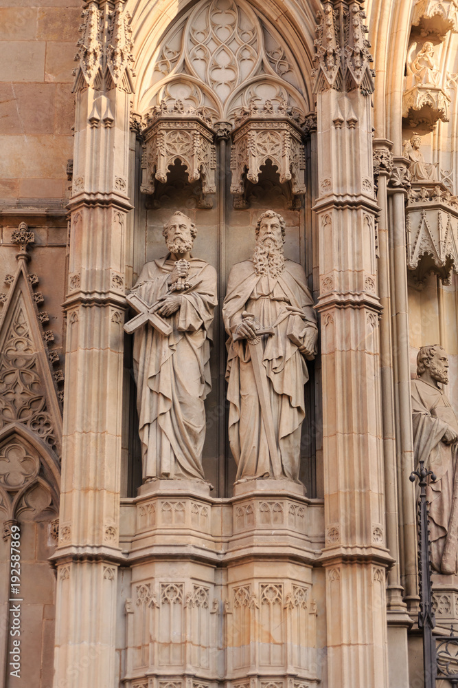 Two Saints on a Spanish Church