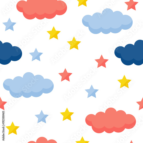 Abstract handmade seamless pattern background. Hand drawn cover for design gift card, birthday wallpaper, album, scrapbook, holiday wrapping paper, bag print, t shirt, baby nappy etc.