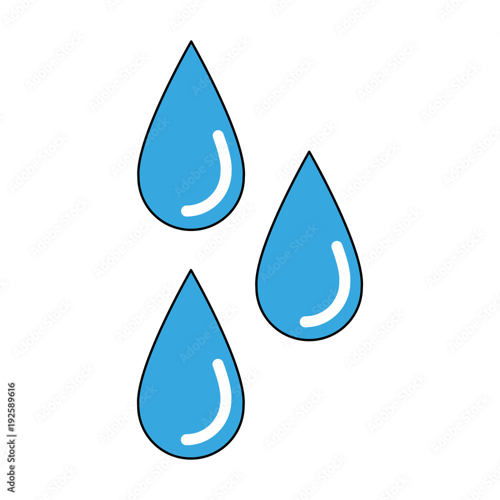 Water drops isolated icon vector illustration graphic design Water drops isolated icon vector illustration graphic design