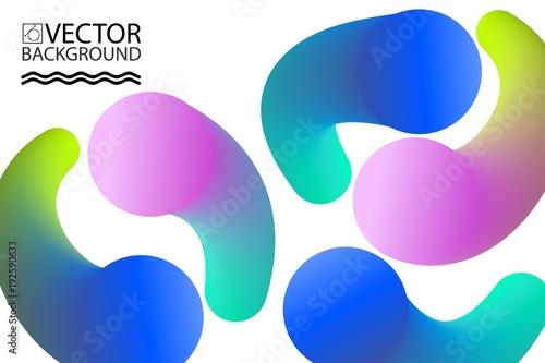 Abstract digital hologram style geometric trendy background. With place for your message. Business or tech presentation, cover template