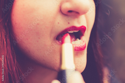 labios de mujer pintalabios