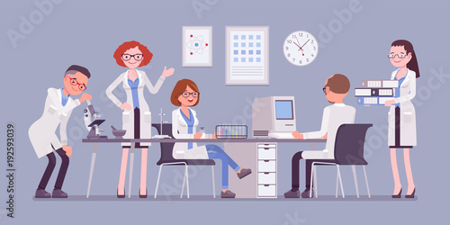Scientists at work