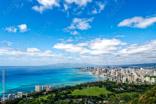 Hawaii Waikiki by the sea in Oahu  © Guy