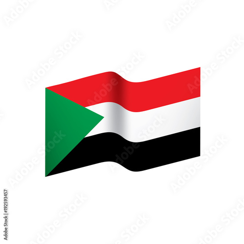 Free Download Sudan flag, vector illustration - GFXLoad