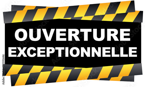 Ouverture exceptionnelle : Affiche