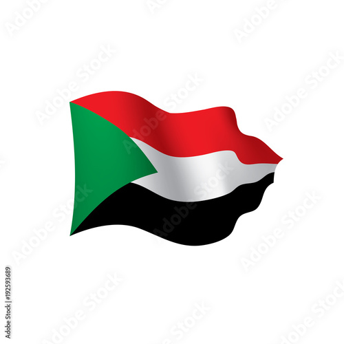 Free Download Sudan flag, vector illustration - GFXLoad