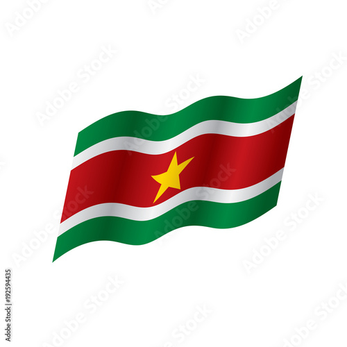 Free Download Suriname flag, vector illustration - GFXLoad