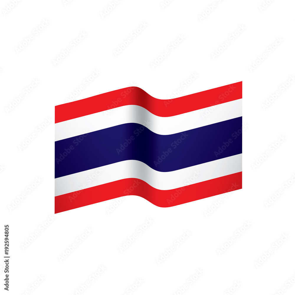 Thailand flag, vector illustration Thailand flag, vector illustration