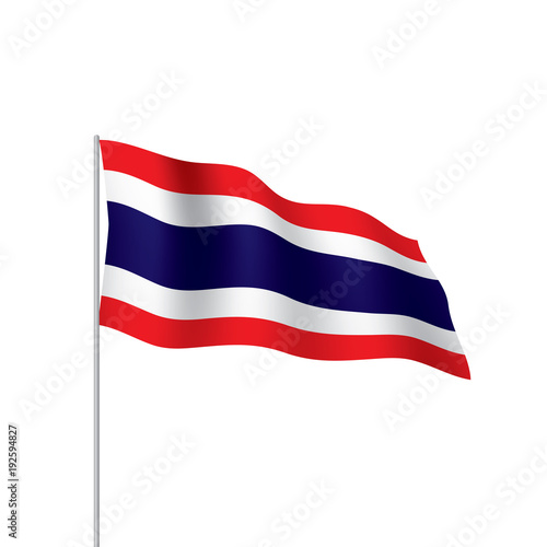 Thailand flag, vector illustration Free Download Thailand flag, vector illustration - GFXLoad