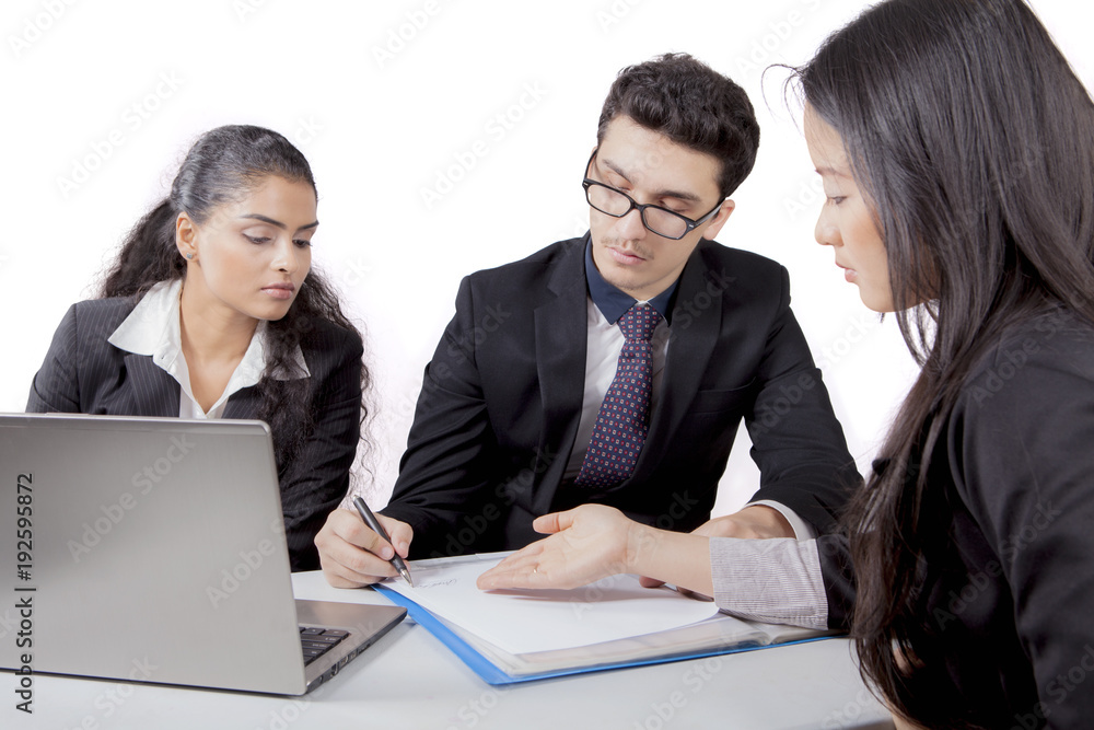 International business people having a meeting International business people having a meeting