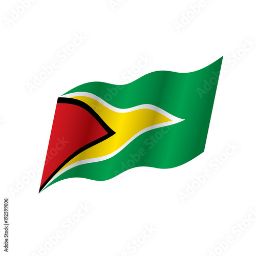 Guyana flag, vector illustration Free Download Guyana flag, vector illustration - GFXLoad