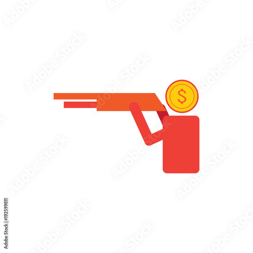 Coin Hunt Logo Icon Design