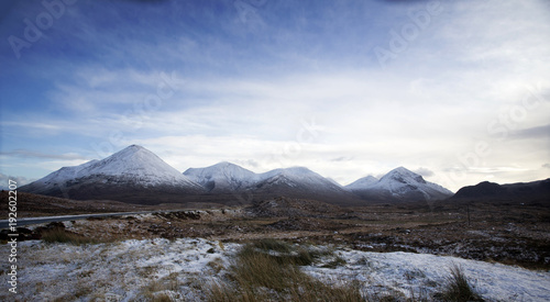 Scottish winter landscape, Isle of Skye 