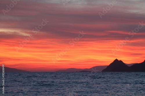 Seaside town of Turgutreis and spectacular sunsets © bt1976